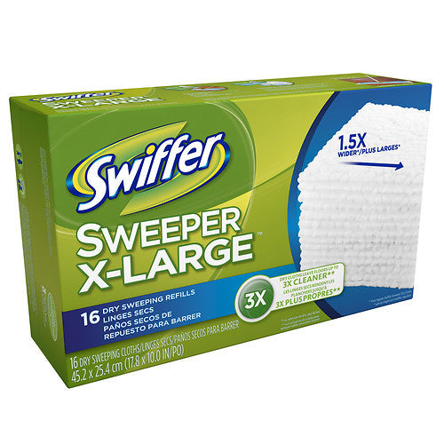 Swiffer Max Dry Sweeping Cloths, Extra Large - 16 Ea